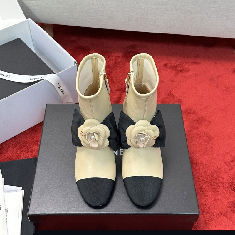 Ch*el leather shoes